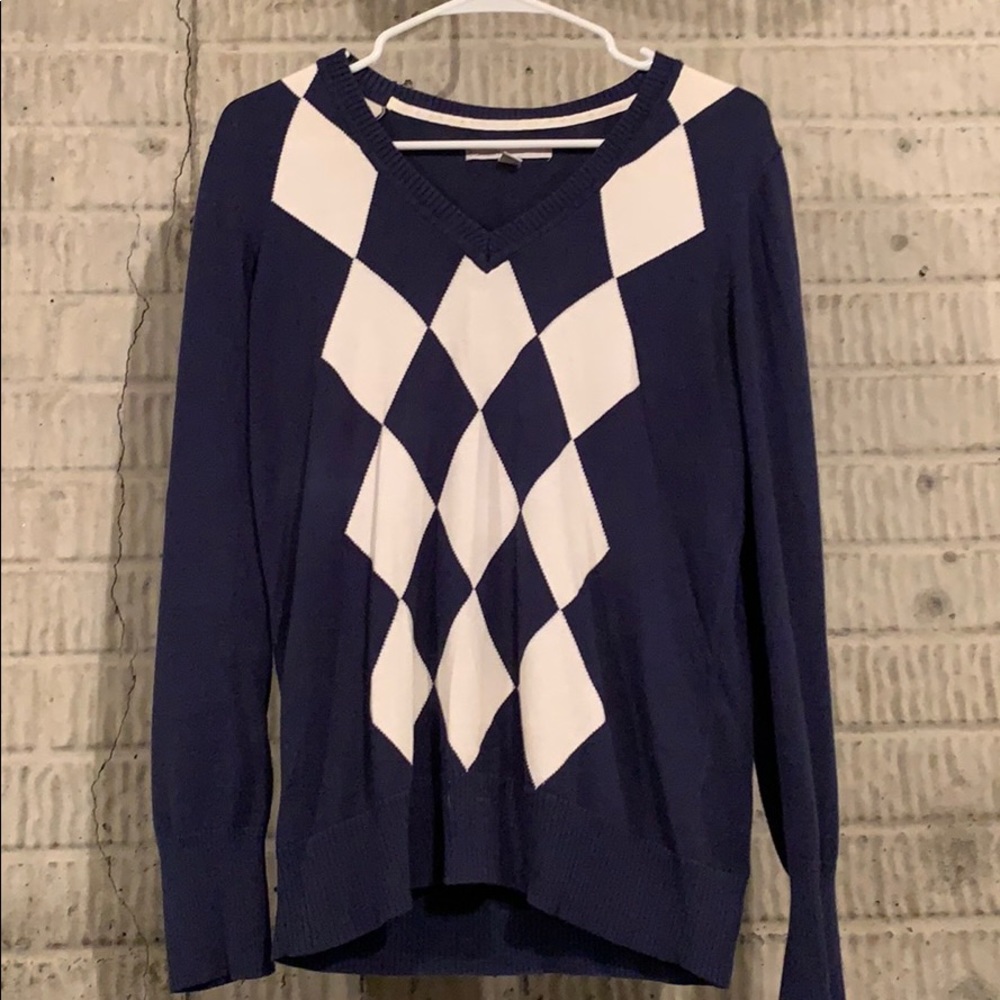 Old Navy Argyle Sweater